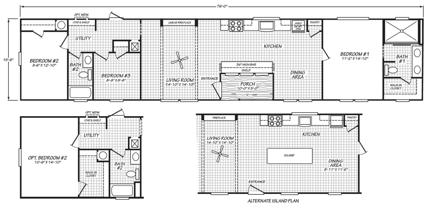 manufactured homes floor plans